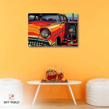 Retro Rüyası Kanvas Tablo Modern Duvar Tablosu Ev Dekoru Ev Hediyesi