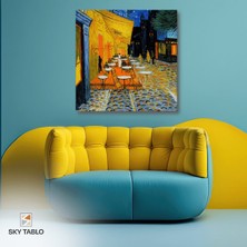 Gece Terasında Van Gogh Kanvas Tablo Modern Duvar Tablosu Ev Dekoru Ev Hediyesi