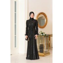 Pul Payet Abiye Elbise Hüma