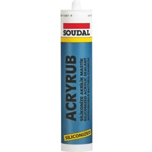 Soudal Acryrub Silikonize Mastik 310 ml Bej