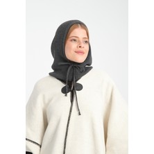 T-Crazy Knitwear Ince Dokuma Balaclava Fitilli Triko Örgü Kapüşonlu Bere, Tesettür Bere, Triko Başlık, Balaklava