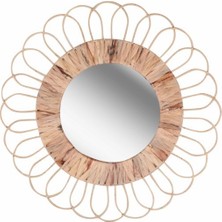 Naturel Hasır Ayna CL-7023