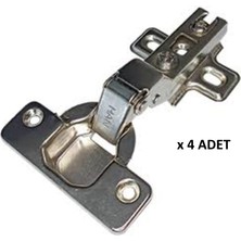 Kenzlife Deve Boynu Menteşe Çelik 04 Adet Mobilya Kapakları Için