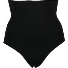 Kadın Uzun Göbek Toparlayıcı Külot Korse Siyah 2465