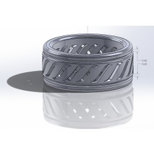 Byr Spinner Fidget Ring 3D