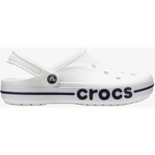 Crocs Unisex Terlik 205089-Bayaband 126-White/Navy Konforlu ve Hafif Düz Taban Ayakkabı