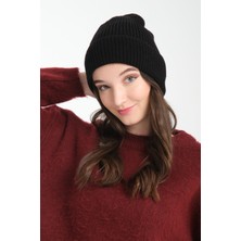 T-Crazy Knitwear Bere Fitilli Triko Örgü Bere, Kalın Örgü Bere, Triko Bere, Konforlu ve Şık Bere