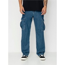 Service Cargo Loose Denim Pant