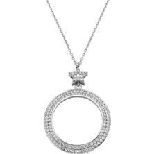 925 Ayar Gümüş Yıldız Figürlü Çember Kolye - 23179601