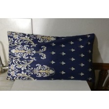 Yastıkkılıfı 2 Adet Lacivert Sarı Beyaz (48X65)KALITELI Kullanışlı Şık Güzel