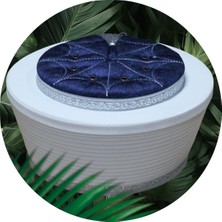Lüks Lacivert  Başkan Sarık  Cami Sarığı Imam Sarığı S081