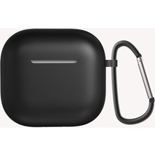Airpods 4 Uyumlu Mnc Standart Silikon Kılıf-Siyah