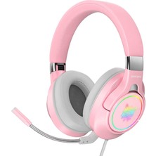 Mnc Onikuma K15 Oyuncu Kulaklığı 3.5mm-Pembe