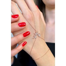 925 Ayar Gümüş Rose Kırlangıçlar Şahmeran - 45098501