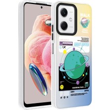 Xiaomi Redmi Note 12 4g Kılıf Desenli Mnc Dragon Sert Kapak-Gezegen
