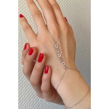 925 Ayar Gümüş Sıra Kareler Şahmeran - 45100400