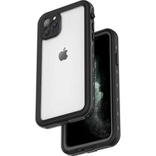 iPhone 12 Pro Uyumlu 1-1 Su Geçirmez Kılıf-Siyah