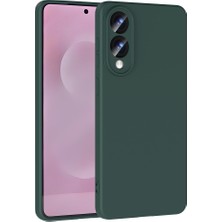 Galaxy S25 Edge Kılıf Mnc Mara Lansman Kapak - Koyu Yeşil