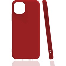 iPhone 13 Pro Uyumlu Mnc Biye Silikon-Kırmızı