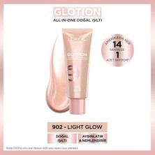 Glotion All-In-One Doğal Işıltı 902 - Light Glow 40 ml Highlighter, Likit Aydınlatıcı