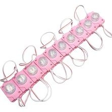 Tek Lensli Modül LED Pembe 1.5W (10 Adet)