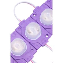 Tek Lensli Modül LED Mor 1.5W (10 Adet)