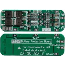 3s 20A Bms Devresi Lityum Batarya Şarj Modülü BMS-24031