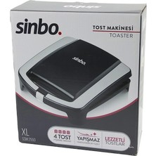 Xl  Elektrikli Tost Makinesi   4 Tost   Yapışmaz Yüzey   1500W  SSM-2550 (5148)