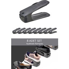 Mithra Life 8 Adet Ayarlanabilir Ayakkabı Rampası Düzenleyici Dolap Içi Organizer MIT1227