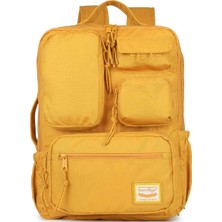 Okul Sırt Çantası Geniş Hacimli Laptop Gözlü Reflektör Fermuar Yandan Cepli