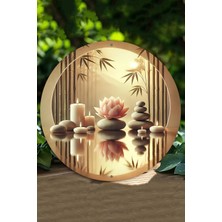 Dekorasyonda Şıklığın Tamamlayıcısı Uv Baskılı Mdf Duvar Süsü – 33X33 cm & 20X20 cm DT113