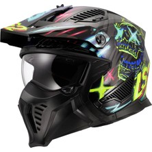 Ls2 Drıfter Rayz Siyah-Mavi Kask