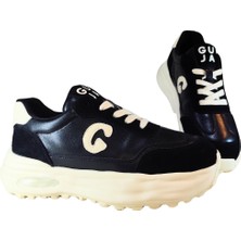 Guja Kadın Deri Sneaker Logo Detaylı Bağcık Kapamalı Günlük Ayakkabı