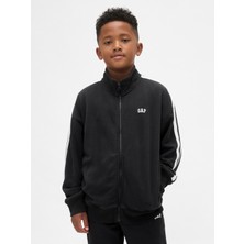 Gap Erkek Çocuk Siyah Gap Logo Spor Ceket