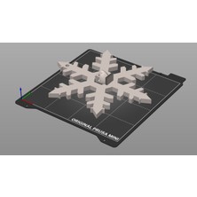 Yeni Benchy Snowflake (Sadece Plastik Aparattır!!!)
