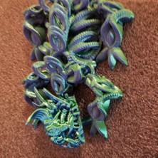 Yeni SHAKAWORLD3D Bükülmüş Halat Ejderha Kertenkele 180MM x 180MM (Sadece Plastik Aparattır!!!)