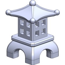 Yeni Bahçe Pagoda Feneri  (Sadece Plastik Aparattır!!!)