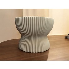 Yeni Şeritli Vintage Çift Kase "emma" (Sadece Plastik Aparattır!!!)