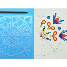 Yeni Evrensel Mandala Şablonu (Sadece Plastik Aparattır!!!)