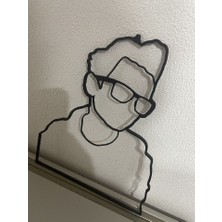 Yeni Güneş Gözlüğü ile Duvar Portre Adamı (Sadece Plastik Aparattır!!!)