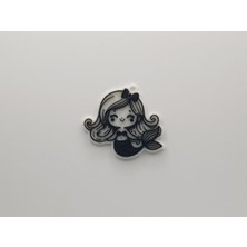 Yeni Sevimli Deniz Kızı Anahtarı (Sadece Plastik Aparattır!!!)