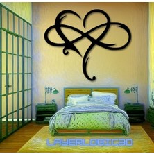Yeni Infinity Heart Wall Art (Sadece Plastik Aparattır!!!)