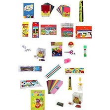 Faber-Castell Okul Öncesi -Anasınıfı 26 Parça Evde Etkinlik Elişi Boya Kırtasiye Seti K.s