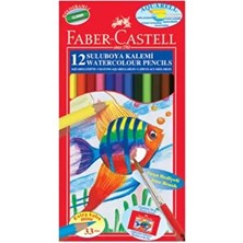 Faber-Castell Su Bazlı Aquarell Kuru Sulu Boya Kalemi 12'li