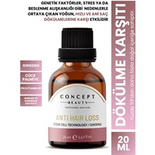 20 ml Concept Beauty Dökülme Önleyici Bakım Shot'ı Kadınlar İçin Ginseng-Nane Yağı-Sarımsak Ekstratı