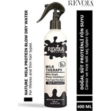 Revola Expert Milk Therapy 400 ml Tek Fazlı Fön Suyu Kuru Saçlar için Koruyucu ve Besleyici Etki Sağlar