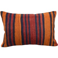Yeni El Dokuma Dekoratif Kilim Kırlent Yastık Kılıfı 6237