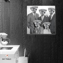 Pizza Ailesi Kanvas Tablo Modern Duvar Tablosu Ev Dekoru Ev Hediyesi