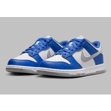 Nike Dunk Low Mavi Beyaz  Deri Unisex Sneaker Spor Ayakkabı -HV6363-400