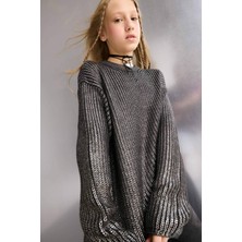 DeFacto Bisiklet Yaka Triko Kazak Kız Çocuk F2615A825AU